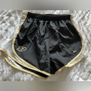 Purdue Black and Gold Nike running shorts